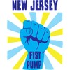 CafePress New Jersey FIST Pump 5.5" Round Car Magnet Magnetic