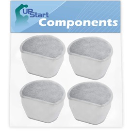 4-Pack Pet Water Fountain Carbon Filter Replacement for Petsafe Drinkwell Avalon Pet Fountain - Compatible with PetSafe Drinkwell Filters #6 PAC00-13906 - UpStart Components Brand