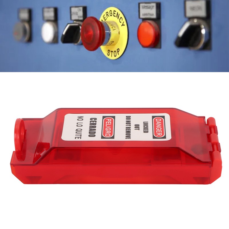 Wall Switch Flip Cover Red Flame Retardant High Visualization Electrical