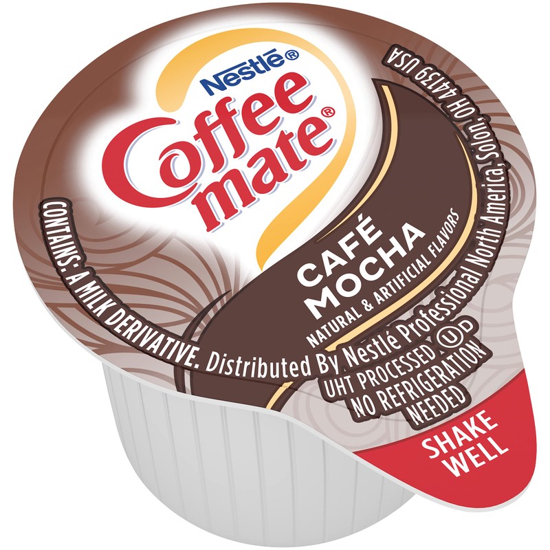 Nestlé Coffee mate Coffee Creamer, Café Mocha liquid creamer singles,