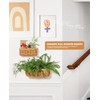 AceList Wall Hanging Basket, Boho Style Hand-Woven Hanging Storage Baskets