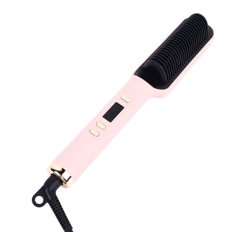 Straight Curly Hair Iron 2 Purpose Electric Curling Comb Negative