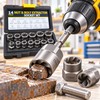 14-Piece Damaged Nut and Bolt Extractor Socket Set with Case