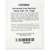 C&D Copper Access Valve CD3604 PKG of 6 1/4" copper