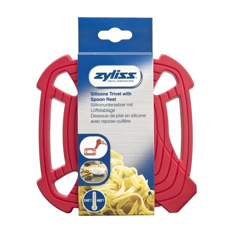 Zyliss Silicon Trivet, Small - Red