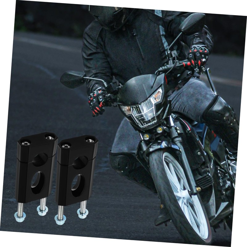 Ciieeo 1 Pair Dirt Bike Handlebar Risers Secure Mounting Easy