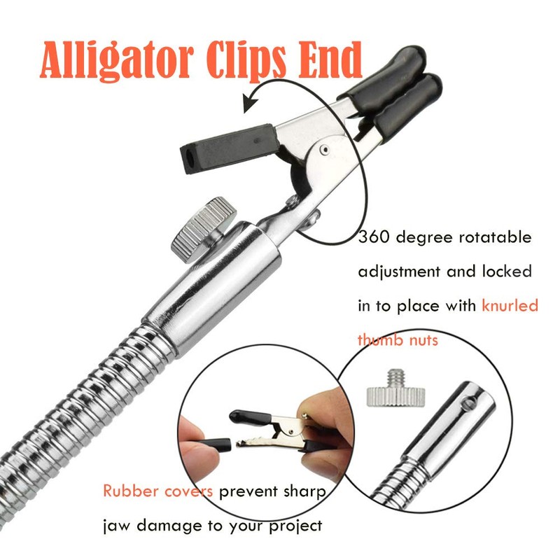 Toolour Helping Hands Soldering Third Hand Tool Tabletop Clamp Base