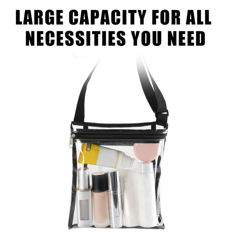 Lingshare Clear Bag For Stadium Events Clear Purse for Women