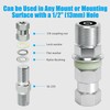 1 Pack Heavy Duty SO-239 Stub Mount Connector, CB Antenna