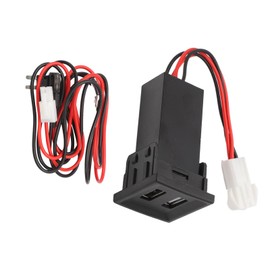 GNXfixt Dual USB Charger, with Piggy Back Fuse Wiring Harness for T5 2003-2009 2.1A USB Output Interface