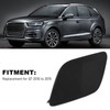Headlight Washer Cover Black Front Bumper Headlight Washer Cover Spray