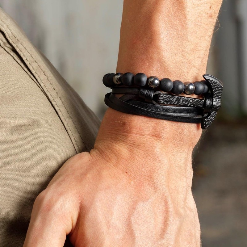 Pulsera Vikinga (Negro)