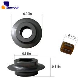 29973 Model E635 Stainless Steel Tubing Cutter Wheel Fits For 29963 Model 35S Cutter Replacement Cutting Wheel (4-Pack)