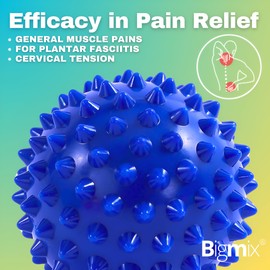 Muscle Massage Ball with Nodding 7.5 cm Hard, Durable, Comfortable and Safe for the Skin to Exercise Muscle Fascia and Promote Blood Circulation