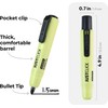 carrotez Retractable Permanent Markers, Thick Barrel, Low Odor, Bold Writing,