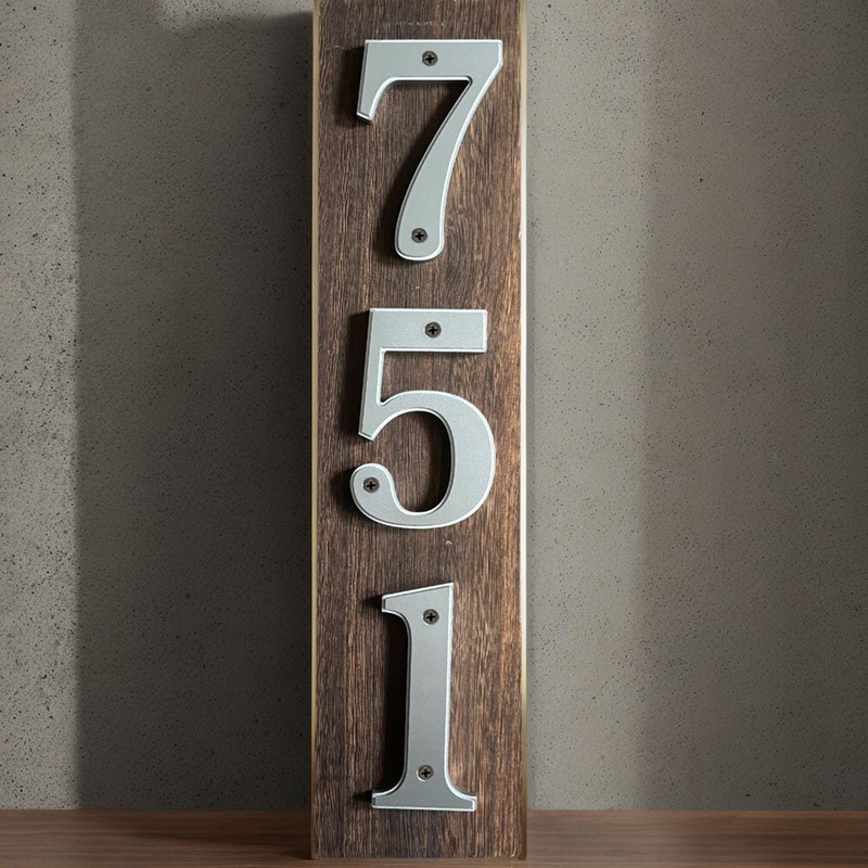 Unique 5-Inch High Acrylic House Numbers - Rustproof & Anti-fade