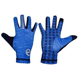 eGlove Run - Lightweight Technical Running Gloves - Touchscreen Friendly - Men and Women - Updated A/W 2022/23 Models (Blue, X-Large)
