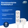 REV Power Strip PowerSplit - Multiple Socket 4-Way (3+1), 3500