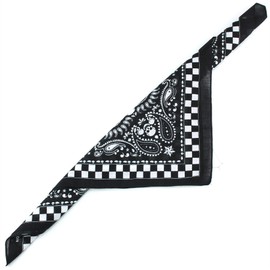 LOUDelephant Bandana Face Cover Mask - Paisley Skulls