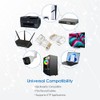 Conector RJ45 Cat6 UTP 8P8C Para Cable Ethernet Multifilar Bote