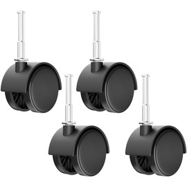 Vac Caster Wheels Compatible With Rid-gid Wet Dry Shop Vac,Fit for 2,8,10,16 Gallon Shop Vac.Casters Can Rotate 360 ​​Degrees (Load-bearing 60LBS,Wheel Stem Diameter 5/16",Stem Length: 1.5") (4 Pack)