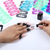 YUXIANLB U Shape Nail Polish Protector, 10 Sheet 100 Pieces