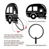 MAYJOYDIY Motorhome Motif Metal Towel Ring Camping Cars Round Towel