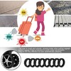 HoldFist （8 Pack） Luggage Wheel Covers for Most 8-Spinner Wheel