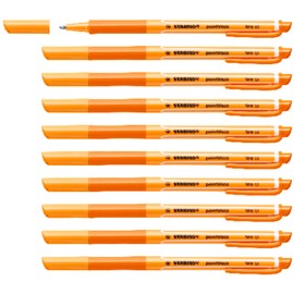 STABILO pointVisco orange pack of 10 - Rollerball