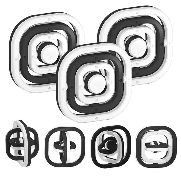 YINVA 3Pcs Fidgets Toys for Anxiety, Flippy Fidget Spinner, Sensory