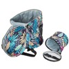 2Pcs Storage Bag 600D Oxford Cloth Printing MultiPocket Hand Strap