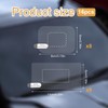16pcs Windshield Dashcam Stickers, Weatherproof Electrostatic Film Transparent Sticker Durable