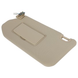 ECCPP 96401-9PB0A Left Driver Side Sun Visor with Mirror Fit for Nissan for Pathfinder 2013-2018, Car Sun Visor Fit for INFINITI for QX60 2014-2017, for INFINITI for JX35 2013 (Beige)
