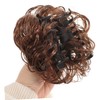 Beavorty 2Pcs Large Curly Hair Bun Clips for Women Wavy