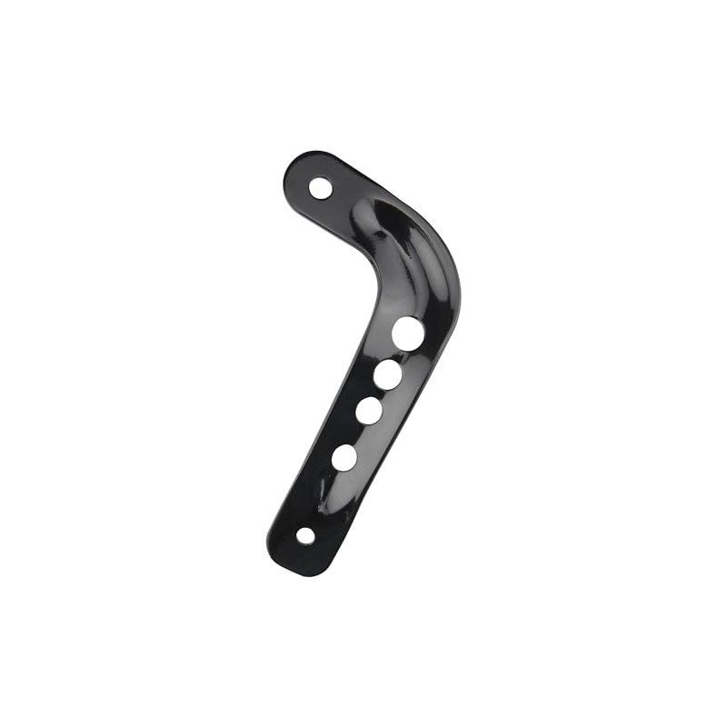 Exhaust Retaining Plate Strut Perforated Plate Short Black Compatible with