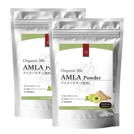 アムラパウダー 食用 アーユルヴェーダ 美容と健康のフルーツ 150g Organic Me (2袋)