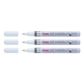 Pentel Set of 3 Paint Markers MFP10 Extra Fine Tip White