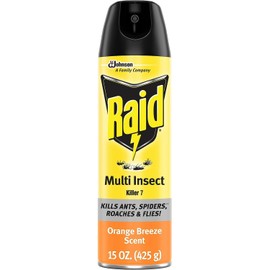Raid Multi Insect Killer, Orange Breeze,15 Ounce (Pack of 3)