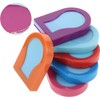 6 Piezas Tiza Cabello Lavable, 6 Colores, Portátil de Plástico