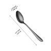 Kyraton Black Teaspoons Set of 12 Pieces, 14cm Titanium Black