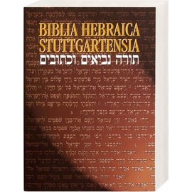 Biblia Hebraica Stuttgartensia 5th (fifth) Edition by SOCIETY, BIBLE published by Amer Bible Society (1997)