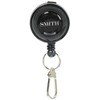 Smith LTD Key Reel Clip-on Reel 60cm Rotary Black