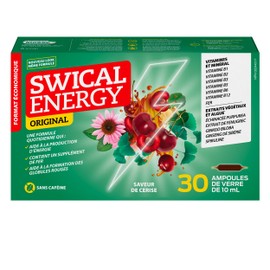 SWICAL Swical Energy C 30 ampoules C Cherry flavour C No caffeine