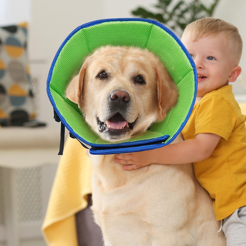 CMD Elizabeth Collar for Dogs and Cats, Breathable Adjustable Soft