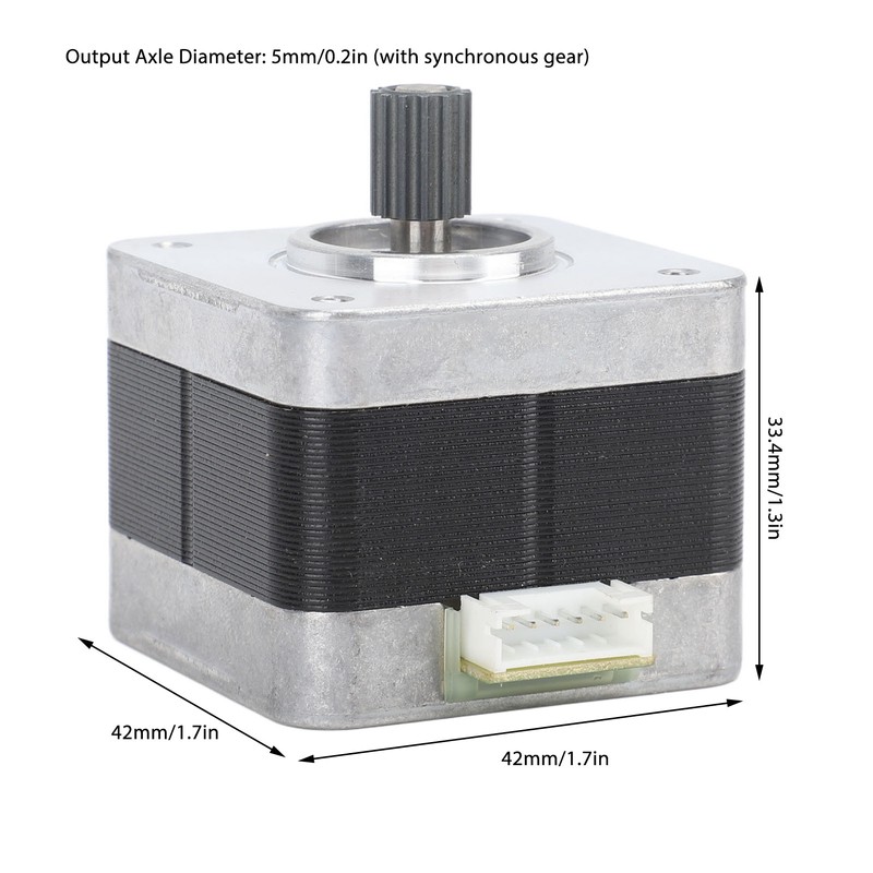 42mm Stepper Motor 2 Phase 4 Wire 1.8 Degree Stepper