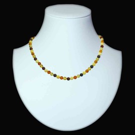 InCollections 2460440013L850 Ladies' Beaded Necklace Amber 42 cm