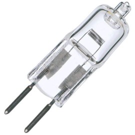 Satco S3121 50 Watt 900 Lumens T4 Halogen GY6.35 Base 12 Volt Clear Light Bulb, Dimmable, 1 Count (Pack of 1)