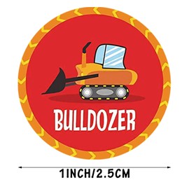 500Pcs Round Transportation cars for Kids Teacher Reward Stickers School Supplies, Trucks Car Incentive Roll Sticker Potty Training Stickers for School Classroom Home（CL17 Series）