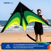 Green Large Delta Kites Flying Toys for Adults Easy to