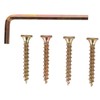 Wooden Yarn Holder 5.1in Long Sturdy Smoothing Rotatable Easy Assembly